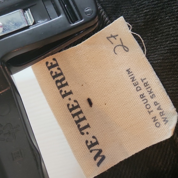 On tour denim wrap skirt - Picture 3 of 5